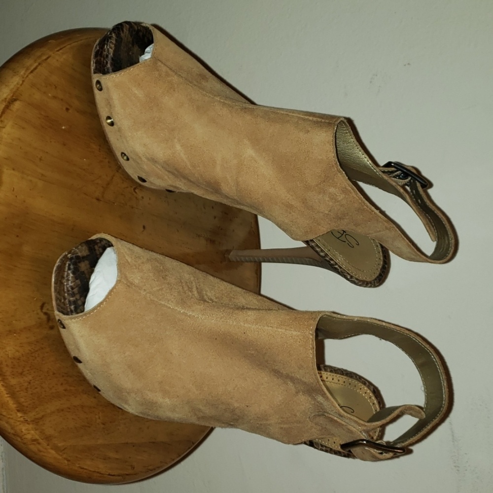 Sam Edelman Boutique peep toe pumps - Picture 1 of 4